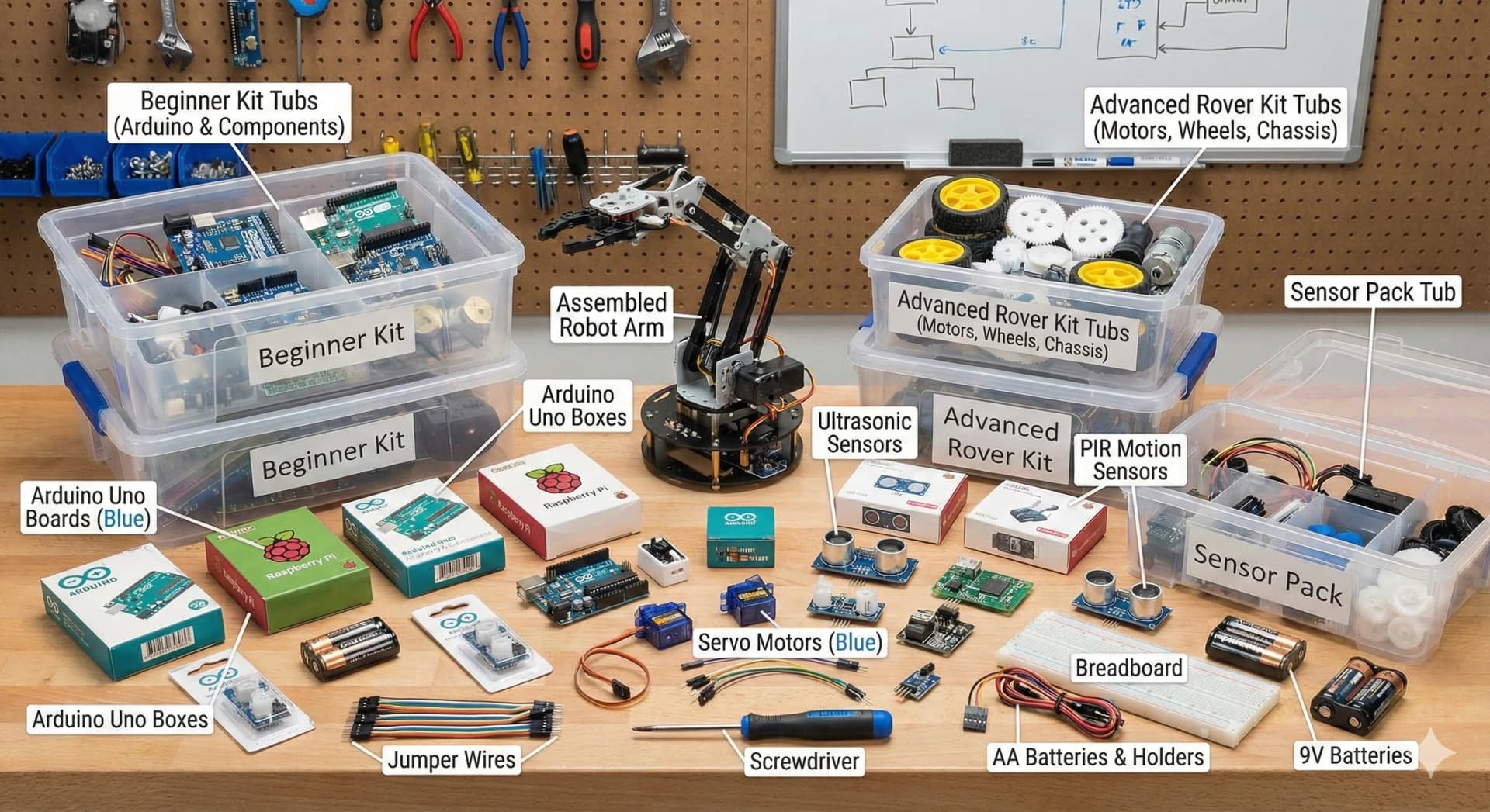 Robotics Kits and Components for Schools